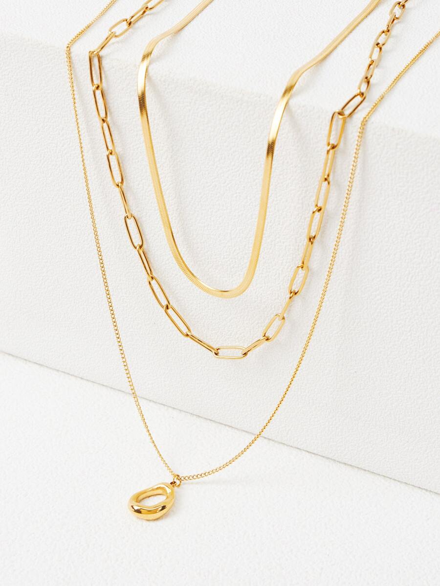 Colar Layer Élégance Banhado em Ouro 24k