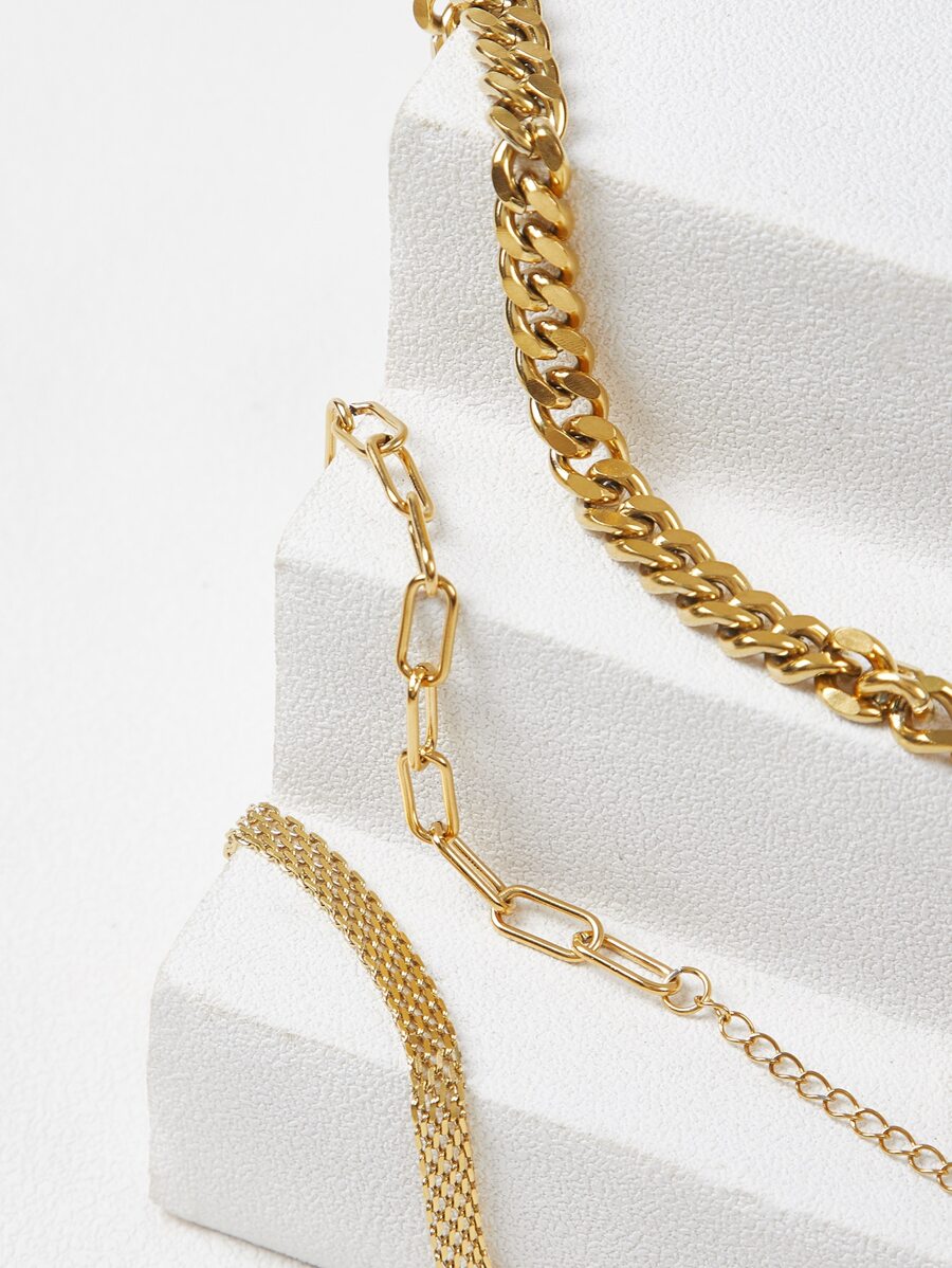 Pulseira Majesté Link Banhada em Ouro 24K