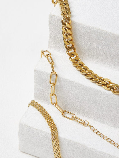Pulseira Majesté Link Banhada em Ouro 24K