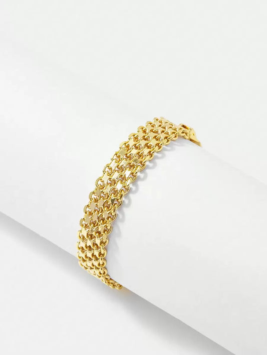 Pulseira Élise Royale Banhada em Ouro 24K
