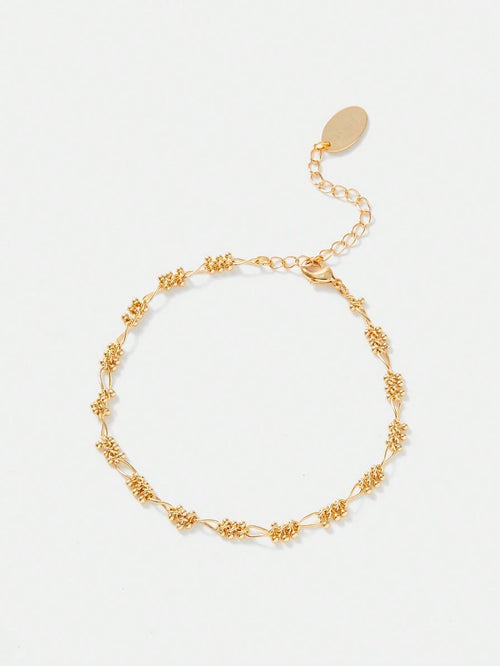 Pulseira Douce Fleur Banhada em Ouro 24K