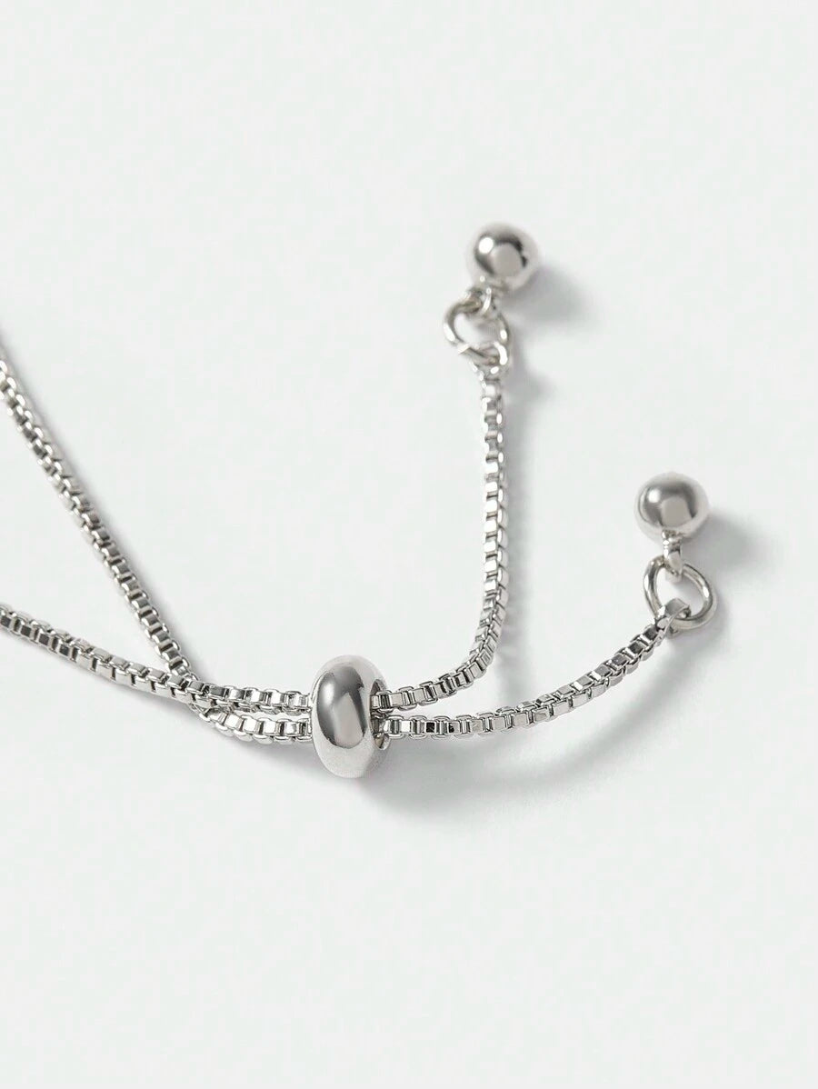 Pulseira Esmeria banhado em prata