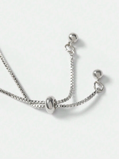 Pulseira Esmeria banhado em prata