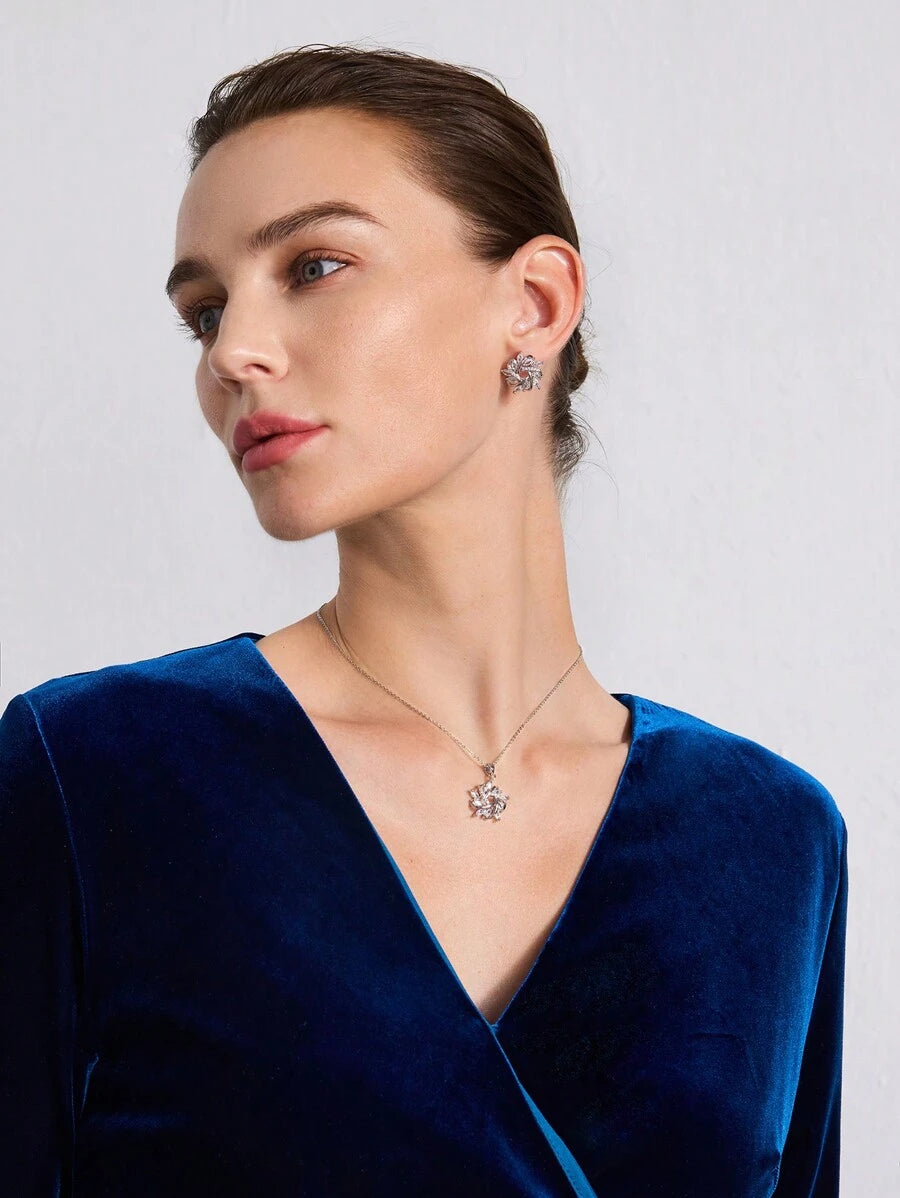 Conjunto Véra Étoile banhado em prata
