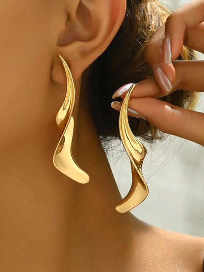 Brinco Flamme Royale Banhado em Ouro 18k