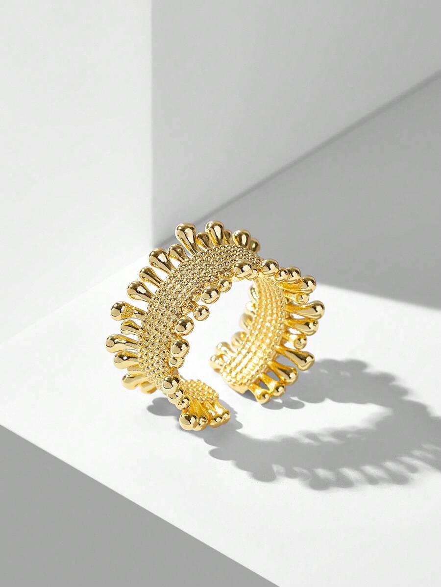 Anel Soleil Impérial Banhado em Ouro 24K