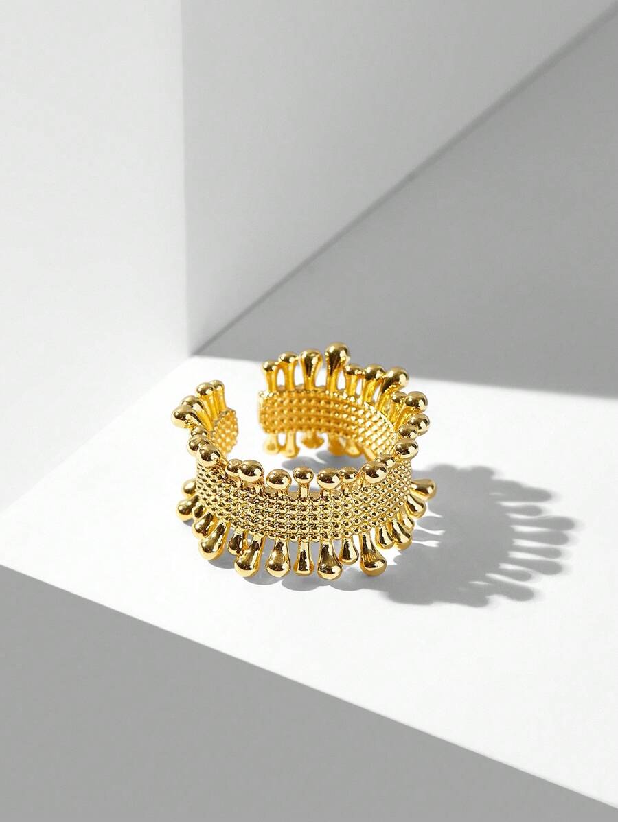 Anel Soleil Impérial Banhado em Ouro 24K