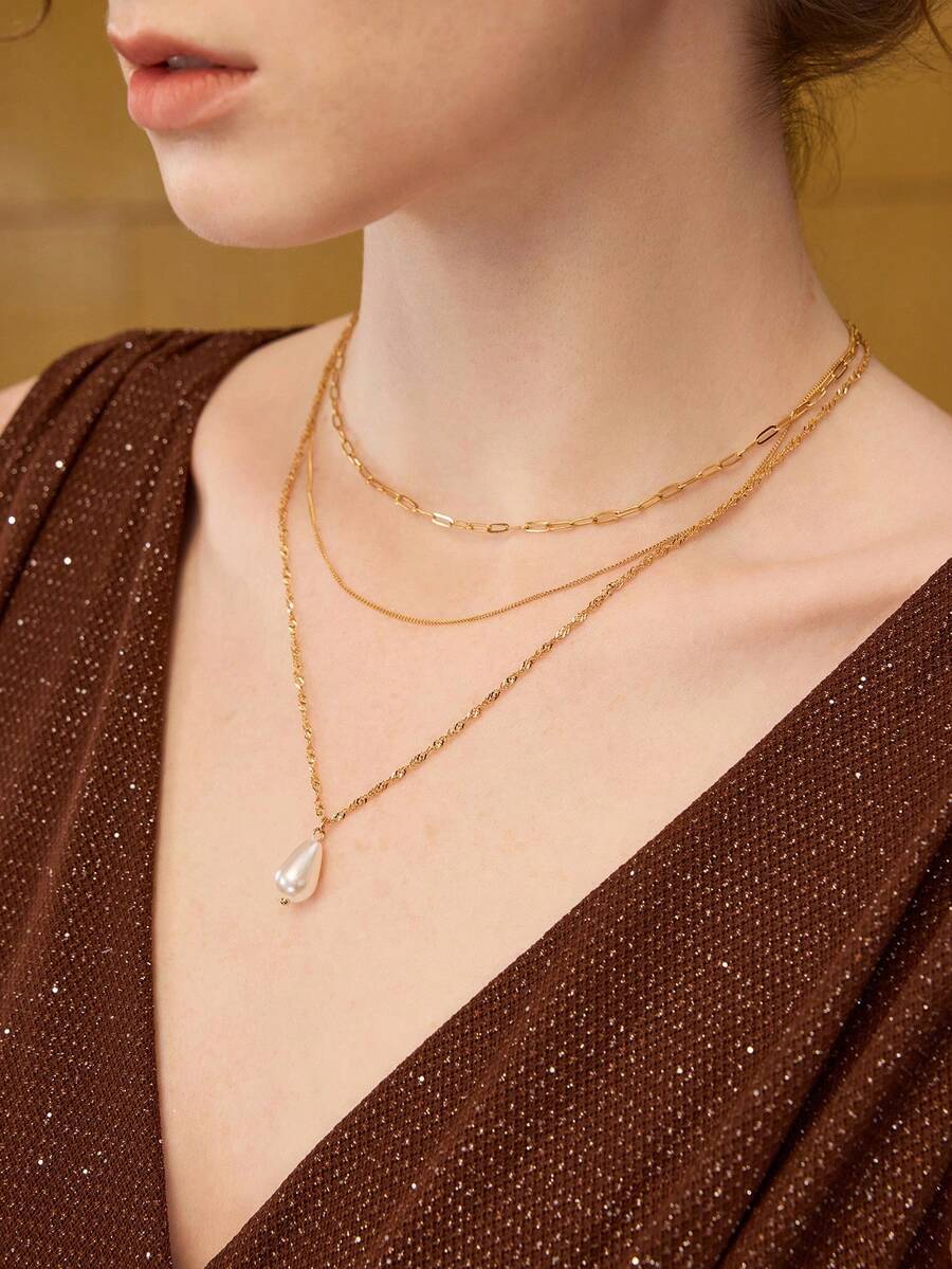 Colar Layer Élégance Banhado em Ouro 24k