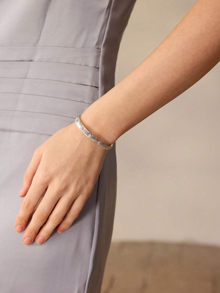 Bracelete Lumina banhado em prata