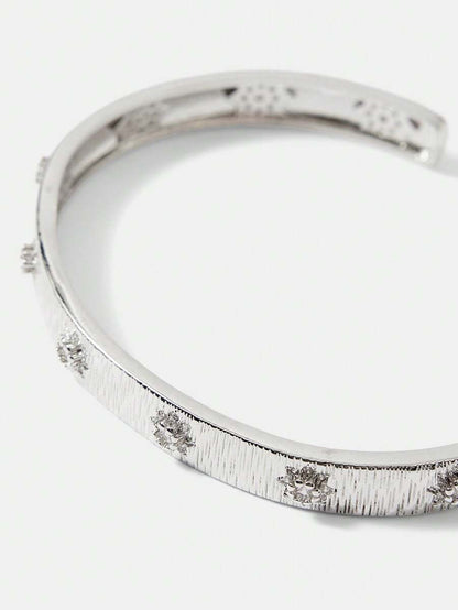 Bracelete Lumina banhado em prata