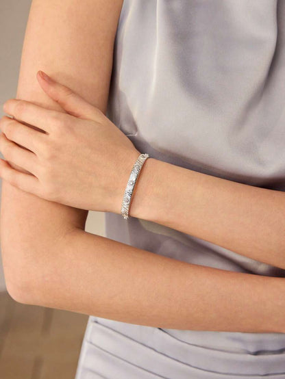 Bracelete Lumina banhado em prata