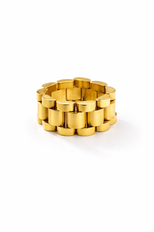 Anel Elos Monaco Banhado em Ouro 18k