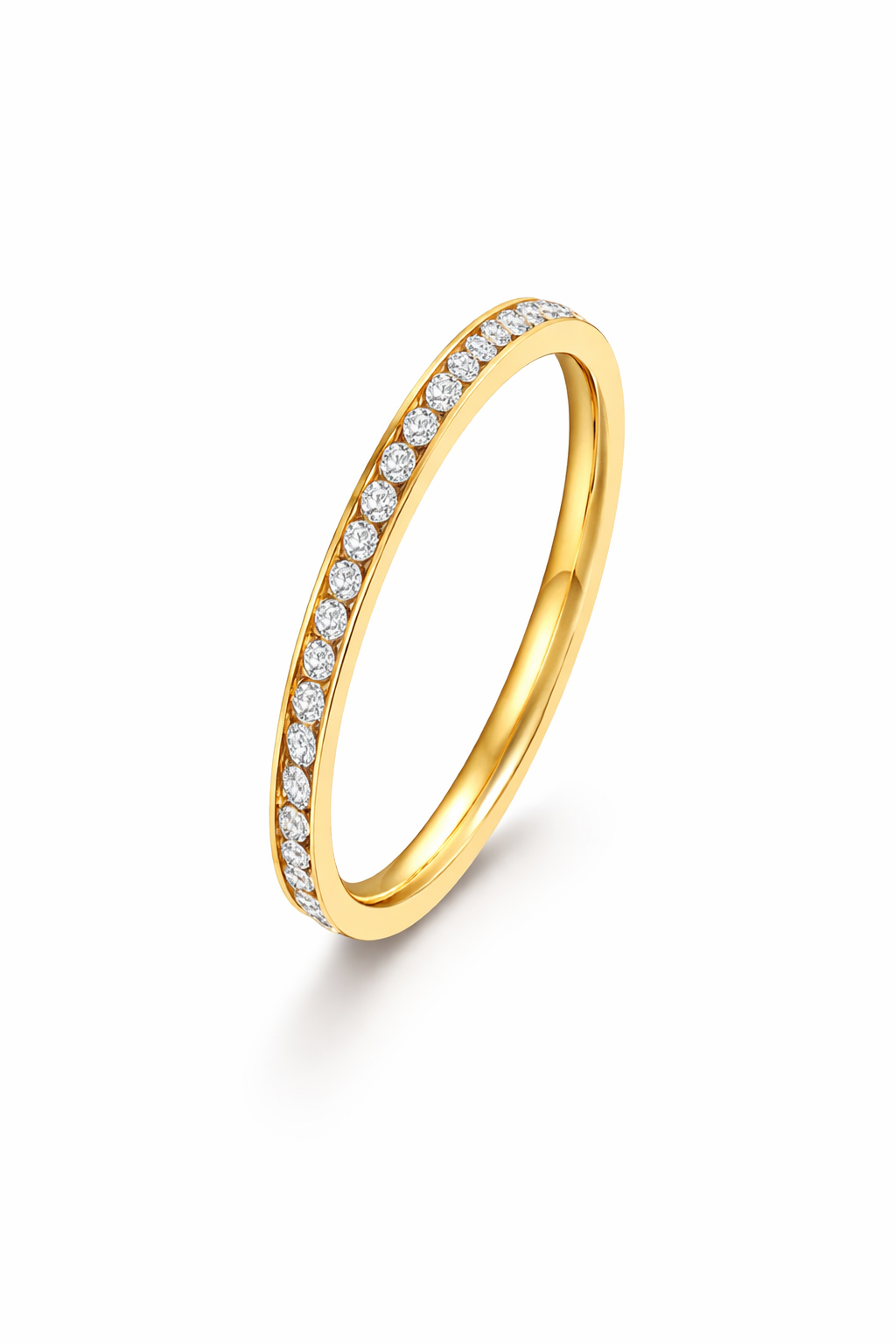 Anel Lumière Delicata Banhado em Ouro 18k