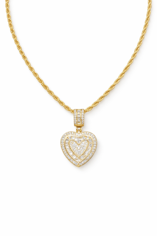 Colar Royale Cravejado Banhado em Ouro 18k
