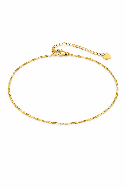 Tornozeleira Classique Banhada em Ouro 18k