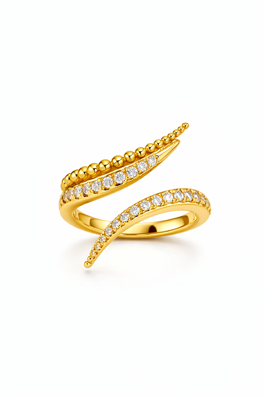 Anel Harmony Banhado em Ouro 18k