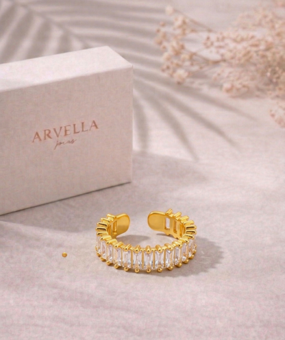 Anel Aro Lumina Banhado em Ouro 18k