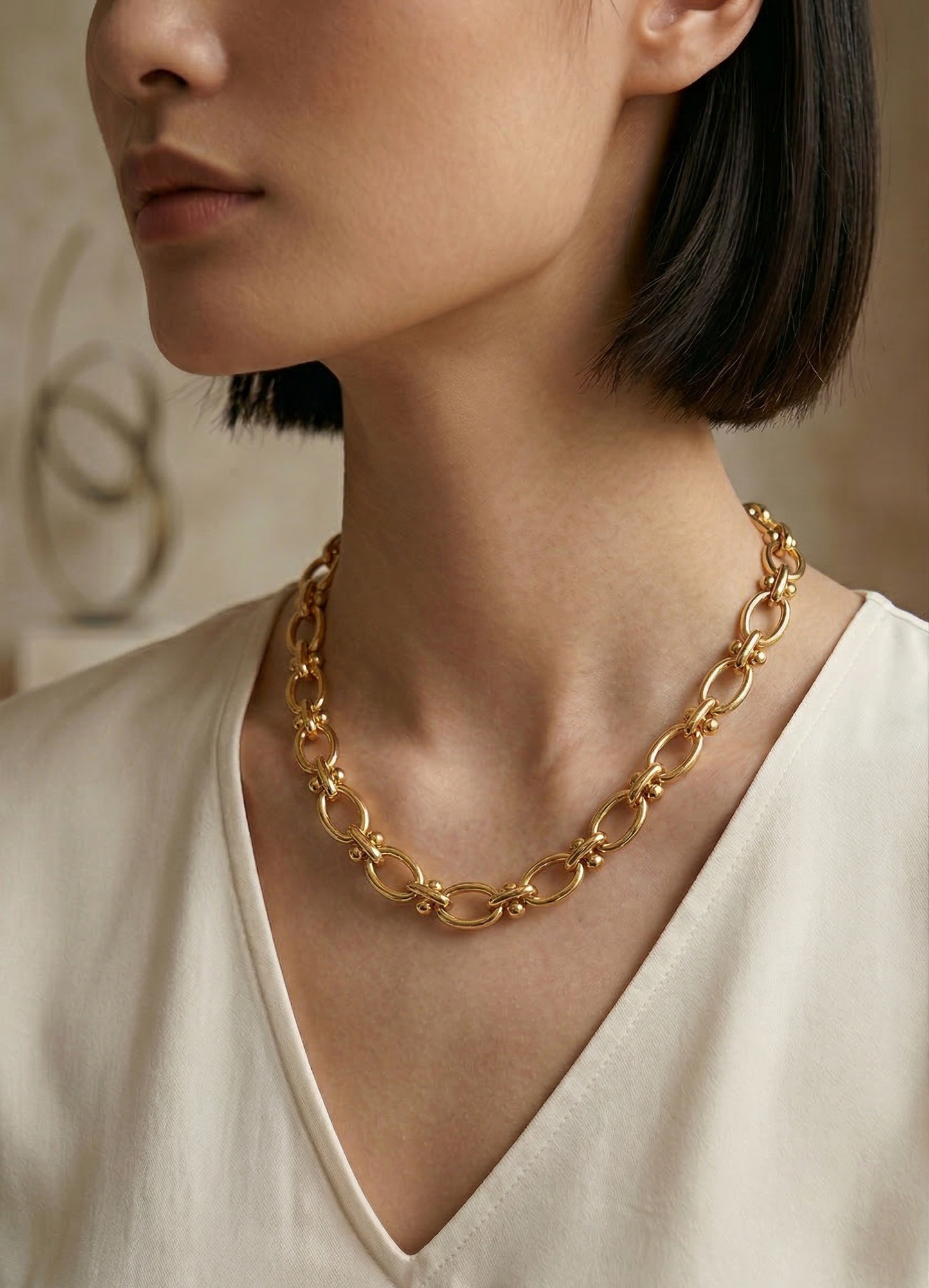 Colar Imperiale Bold Banhado em Ouro 18k