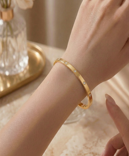 Bracelete Aura Banhado em Ouro 18k